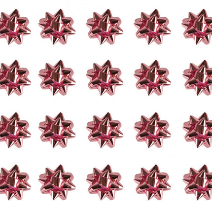Medium Rose Gold Foil Bows - 20 Pack