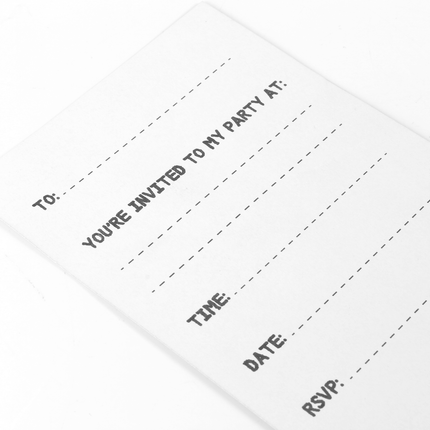 Unicorn Party Invites & Envelopes - 16 Pack