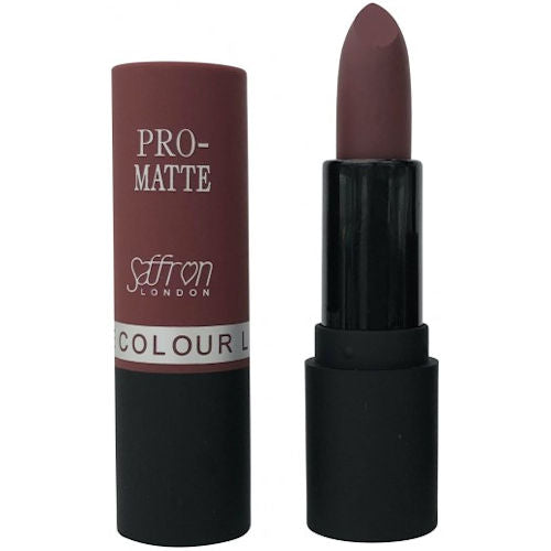 Saffron Pro Matte Lipstick - Matte Whipped Caviar No.11 Brown Hydrating No Shine Long Lasting Rich Colour Lip