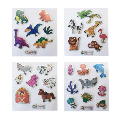 Animal Metallic Shiny Sticker Sheet - Single