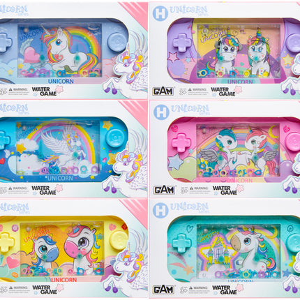 Unicorn Handheld Water Game - Single
