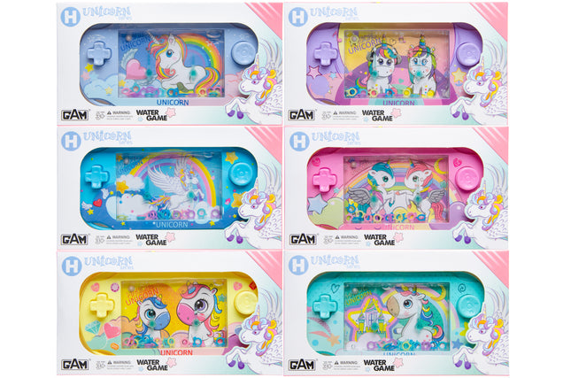 Unicorn Handheld Water Game - Single