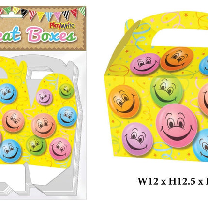 Happy Face Treat Boxes - 10 Pack