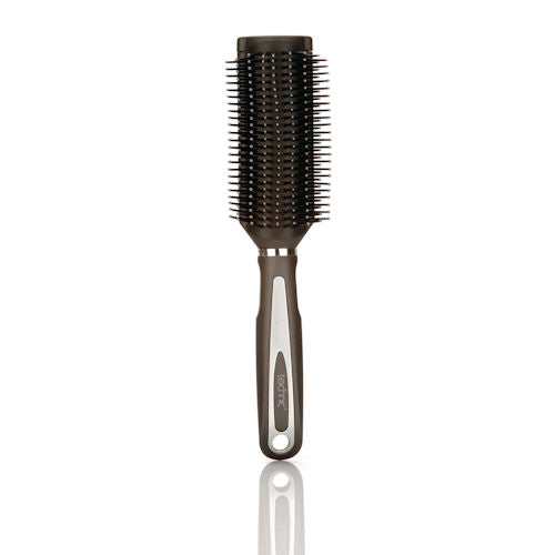 Technic Cosmetics Rubberised Handbag Hairbrush Dressing - Hair Styling Portable Tool Brush