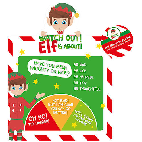 Elf Behaviour Barometer Plaque