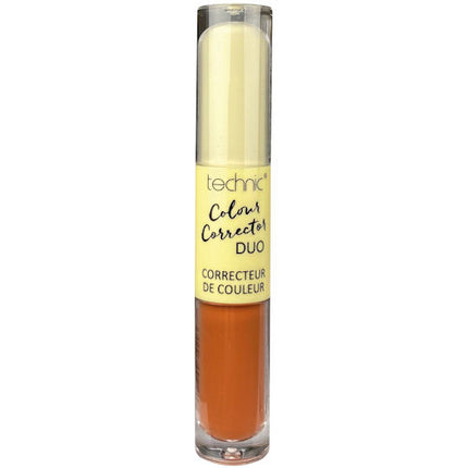 Technic Cosmetics Colour Corrector Duo Neutralise & Brighten Deep Skin Tones - Orange & Yellow