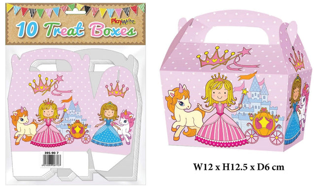 Princess Treat Boxes - 10 Pack