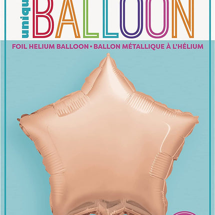 Rose Gold 18" Star Foil Balloon