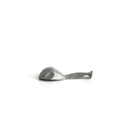 Pearlised Silver 12" Latex Balloons - 10 Pack