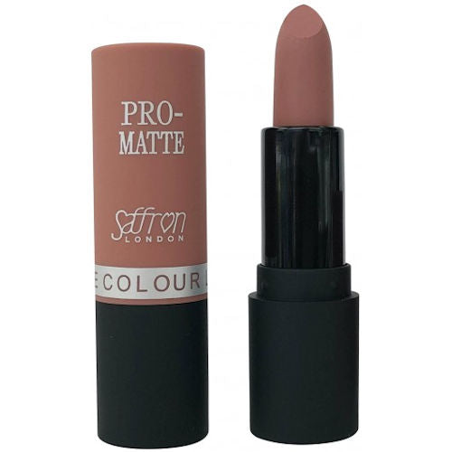 Saffron Pro Matte Lipstick - Matte Ginger Toast No.06 Nude Hydrating No Shine Long Lasting Rich Colour Lip