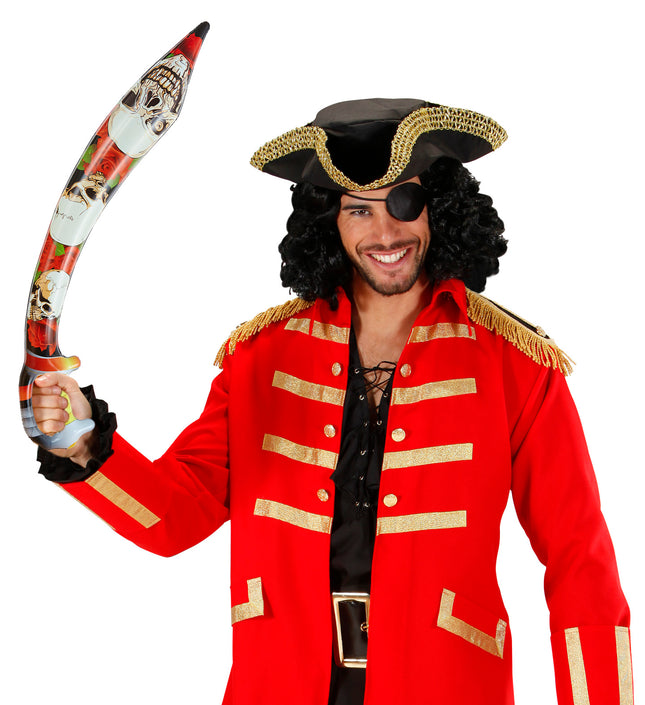 Inflatable Pirate Skull Sword - 75cm