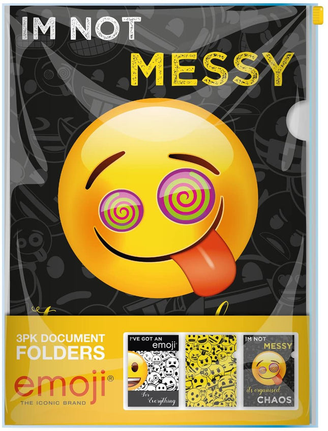 Emoji Document Folders - 3 Pack