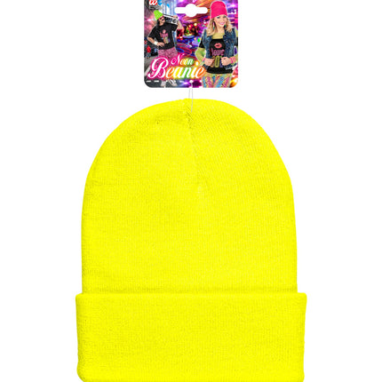 Beanie - Neon Yellow