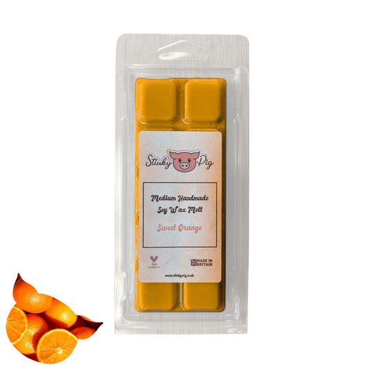 Stinky Pig Highly Scented Soy Wax Melt Clam - 50g Sweet Orange