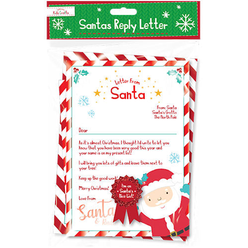 Santa's Reply Letter Set