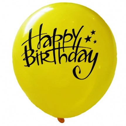 10 Happy Birthday Latex Balloons