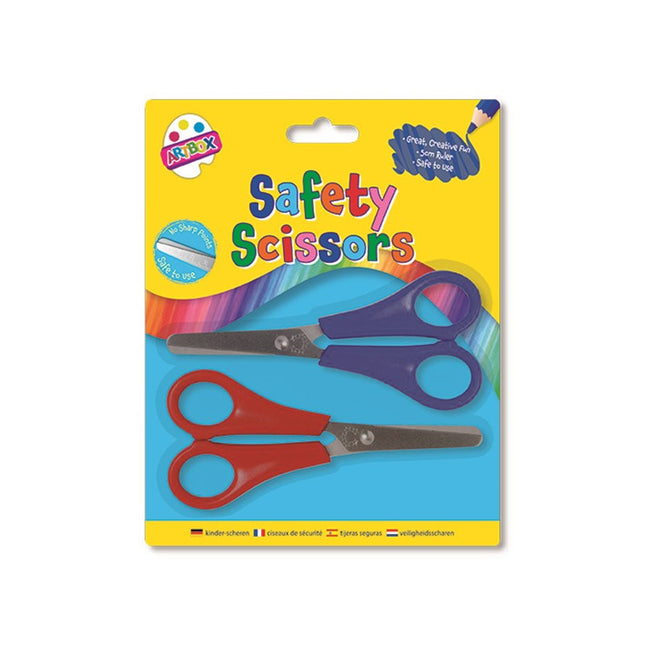 2 Children's Safe Tip Safety Scissors