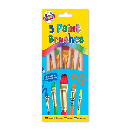 Paint Brushes - 5 Pack