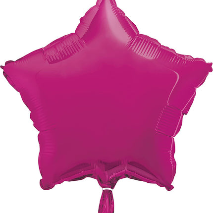 Hot Pink 18" Star Foil Balloon
