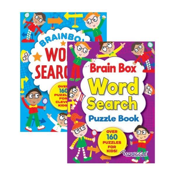 A6 Brain Box Word Search Book – Assorted