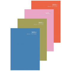 2027 A5 WTV Colour Block Diary (Assorted)