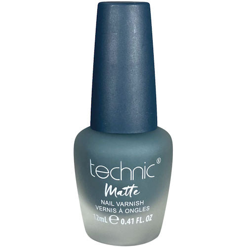 Technic Cosmetics Matte No Shine Nail Polish Dark Blue - Matte What's The Teal