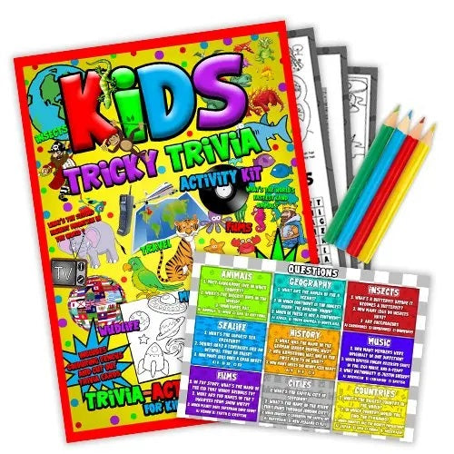 Kids Tricky Trivia Activity Kit