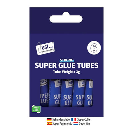 5 Super Glue Tubes
