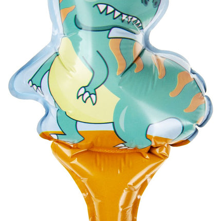 Dinosaur Self-Inflating Handheld Balloons - 6 Pack