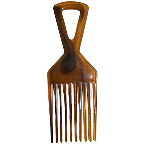 Brown Afro Comb