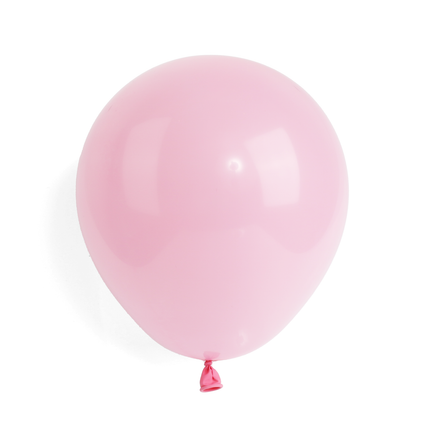 Pearlised Baby Pink 7" Latex Balloons – 100 Pack