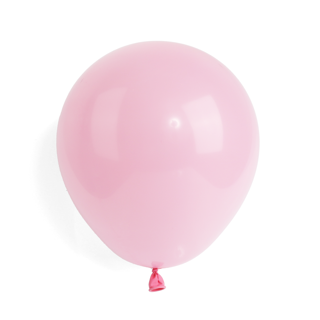 100 Pearlised Baby Pink 7" Latex Balloons – Shiny Party Decorations Weddings Birthdays Celebrations
