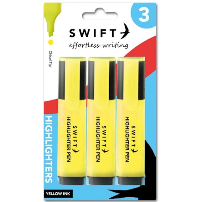 3 Yellow Highlighters