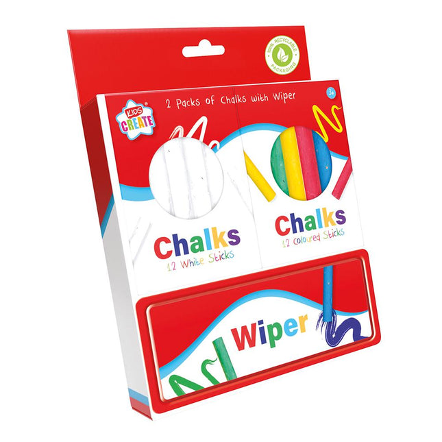 Chalks with Wiper