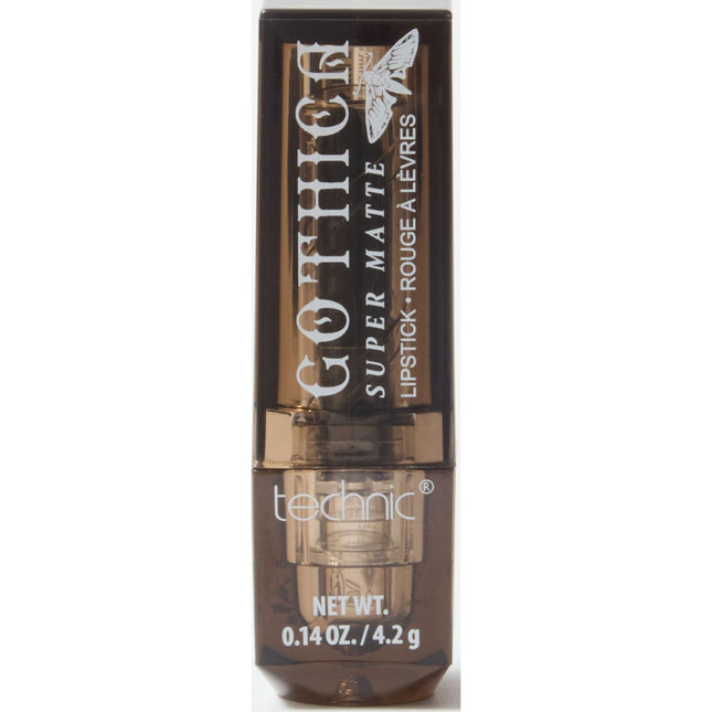 Technic Cosmetics Lipstick - Gothica Matte Black