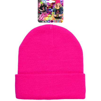 Beanie - Neon Pink