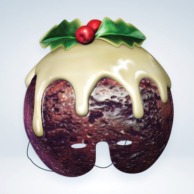 Christmas Pudding Party Mask