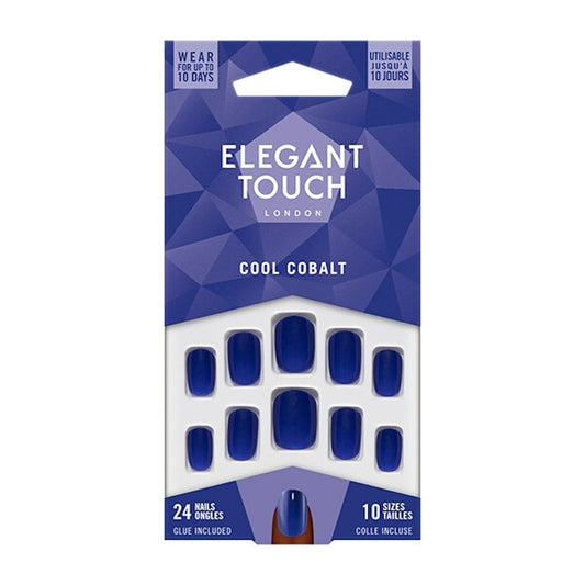 Elegant Touch False Nails - Cool Cobalt