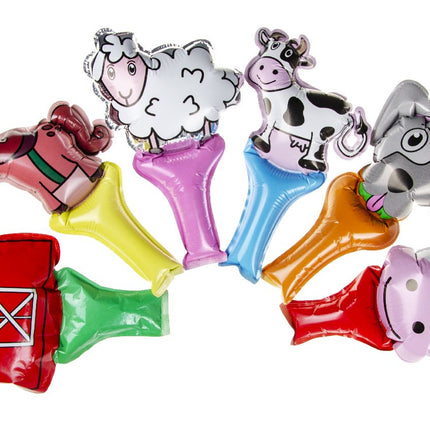 Farm Self-Inflating Handheld Balloons - 6 Pack