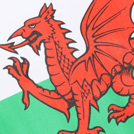 Wooden Wales Hand Flags – 10 Pack