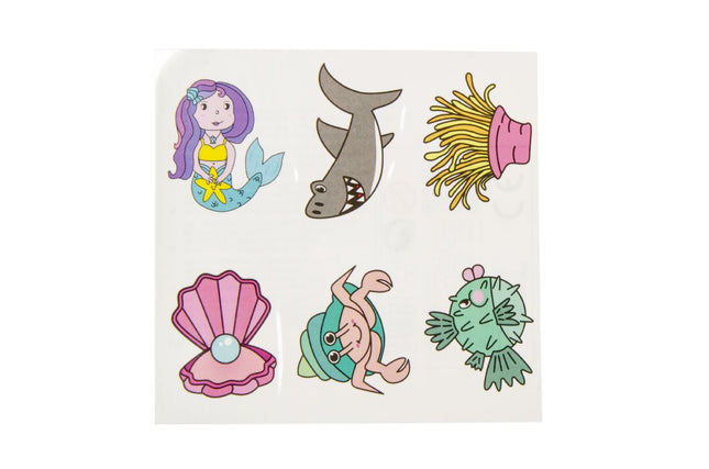 Sea Animal Tattoo Sheet - Single