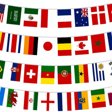 Small Multi-Nation Flag - 6m