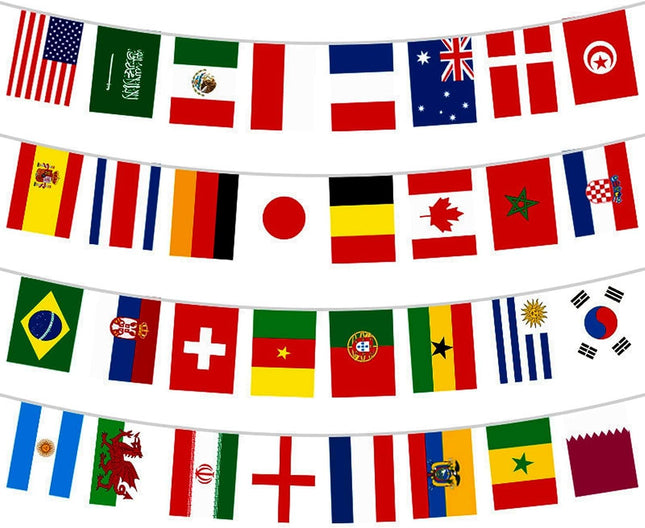 Small Multi-Nation Flag - 6m