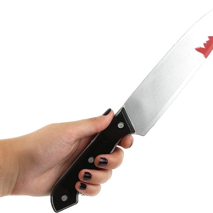 Large Bloody Kitchen Knife