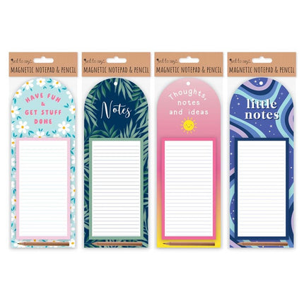 Magnetic Notepad & Pencil - Assorted