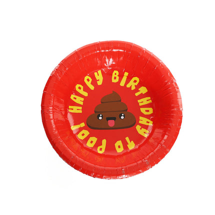 Emoji Poo Paper Party Bowls - 16 Pack