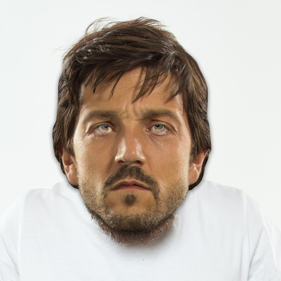 Star Wars Cassian Party Mask – Full Face Cardboard Mask Eye Cut-Outs Parties