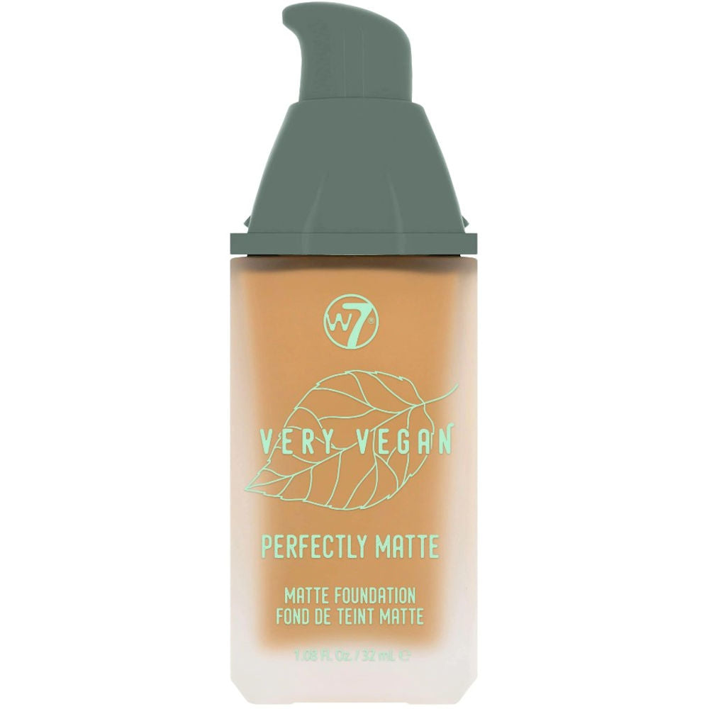 W7 Cosmetics Very Vegan Matte Liquid Foundation - Early Tan