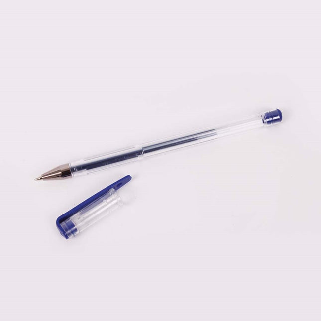 6 Black, Blue & Red Gel Pens