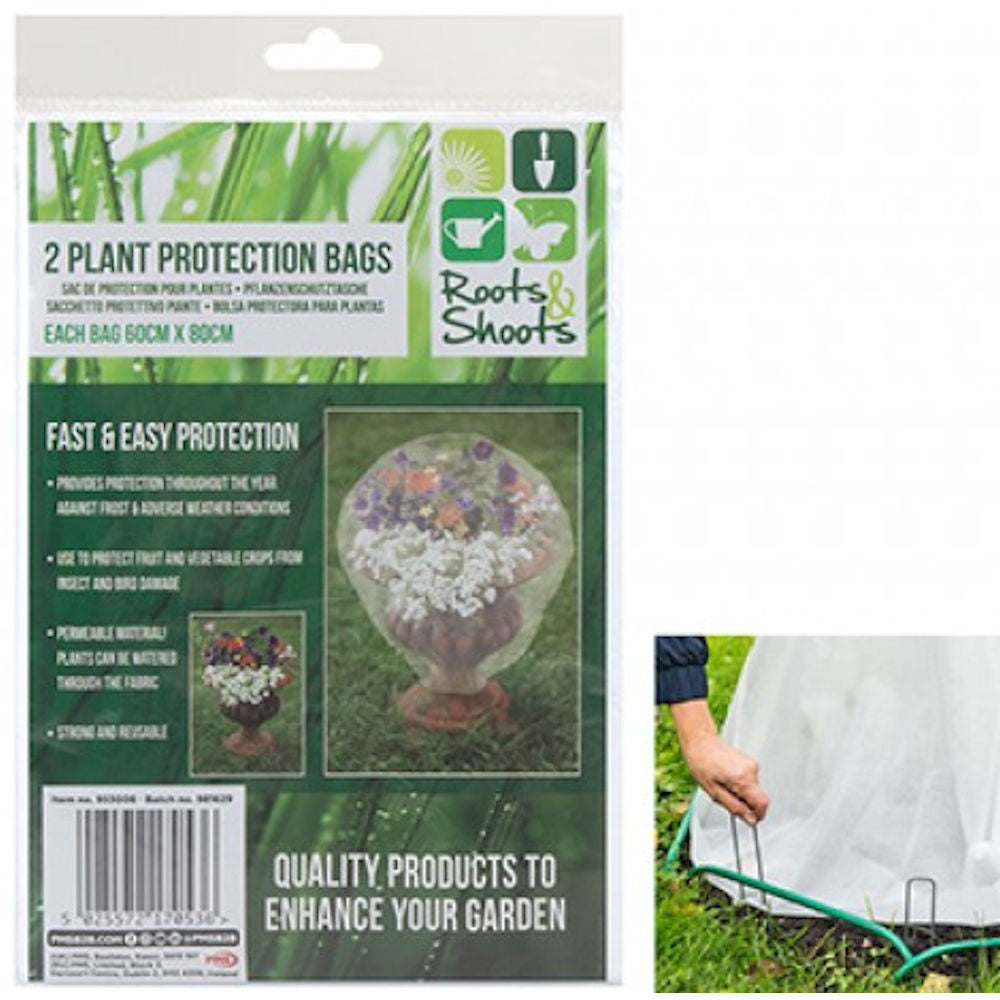 Plant Protection Bags - 2 Pack Garden Frost Protection Covers